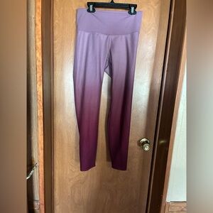 Old Navy Ombre Plum Purple High-Waist Leggings Small